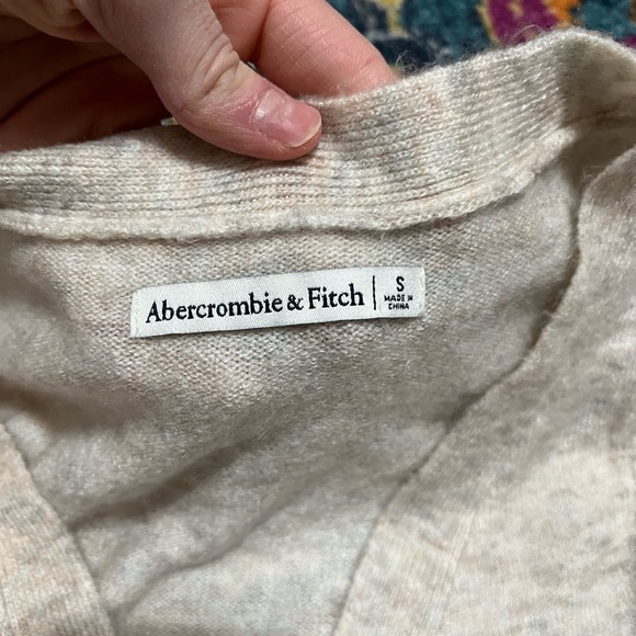Abercrombie & Fitch tan sweater wrap dress - Picture 3 of 3